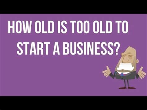 Is 32 too old to start a business?