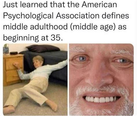 Is 35 a middle age?