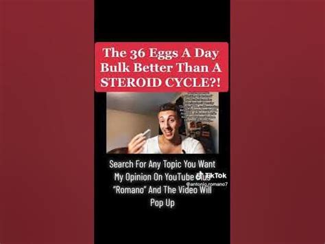 Is 36 eggs similar to steroids?