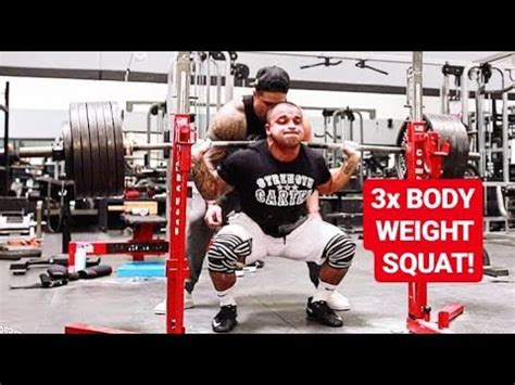 Is 3x bodyweight squat possible?