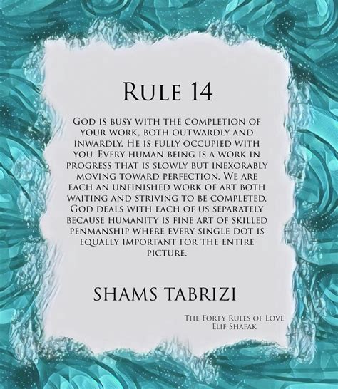 Is 40 Rules of love true?