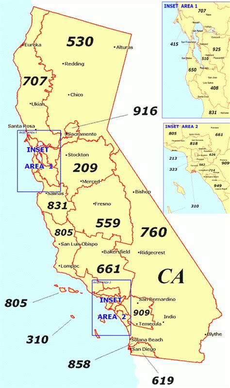 Is 407 California area code?