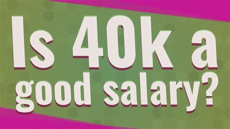 Is 40k a good salary in Calgary?