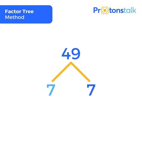 Is 49 a factor tree?