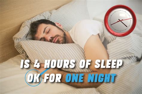 Is 4hrs of sleep OK?