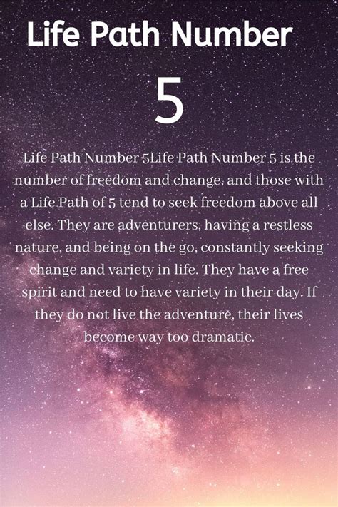 Is 5 a life path number?