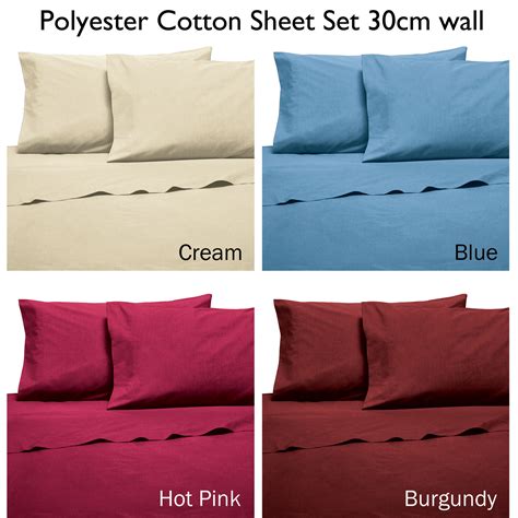 Is 50 cotton 50 polyester good for bedding?