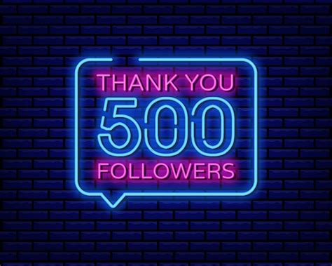 Is 500 followers good?