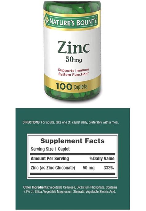Is 50mg of zinc too much?