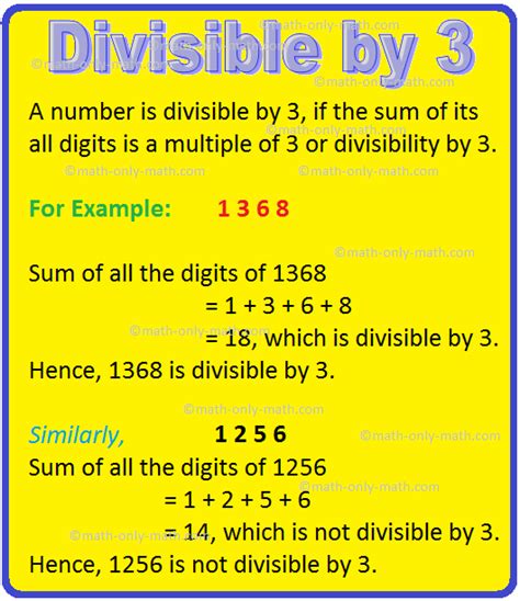 Is 55 divisible by 3?