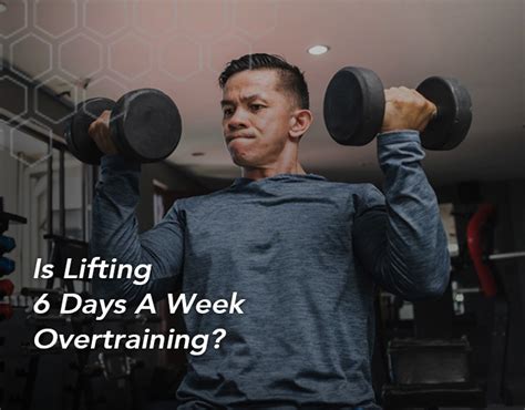 Is 6 days a week overtraining?