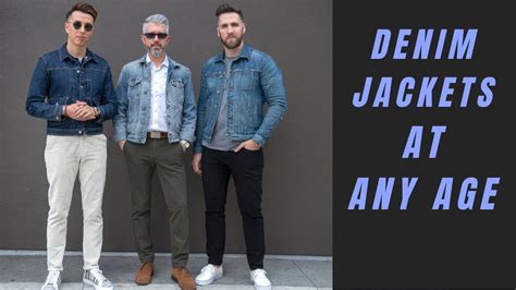 Is 60 too old to wear a denim jacket?