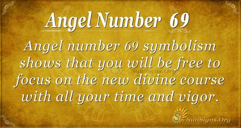 Is 69 a angel number?