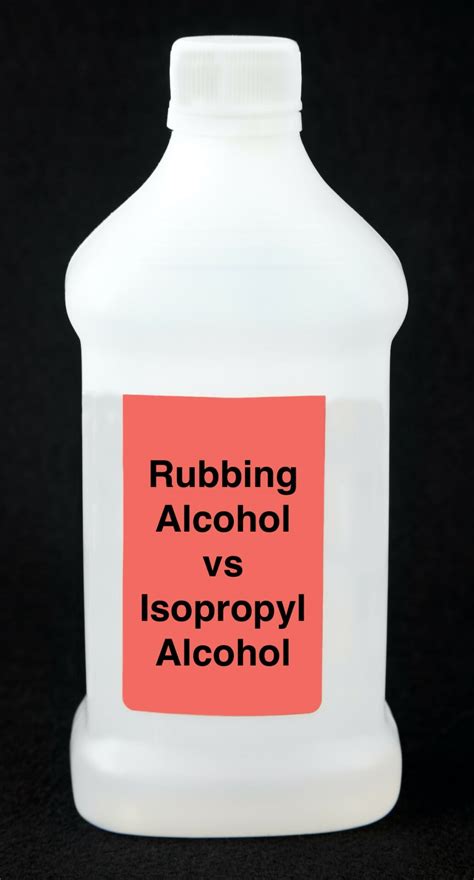 Is 70% rubbing alcohol the same as isopropyl?