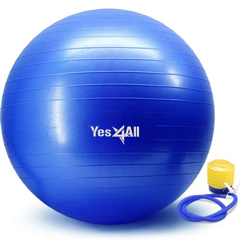 Is 75cm exercise ball too big?