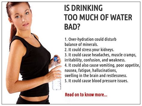 Is 8 bottles of water a day too much?