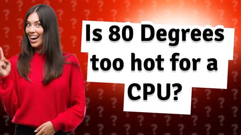 Is 80 Degrees too hot for a gaming laptop?
