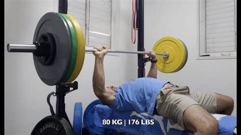 Is 80 kg A Good bench press?