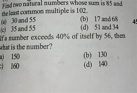 Is 85 a natural number?