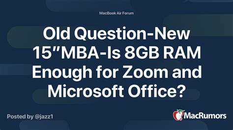 Is 8GB RAM enough for Microsoft Office?
