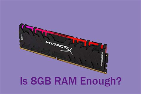 Is 8GB RAM enough for virtualization?