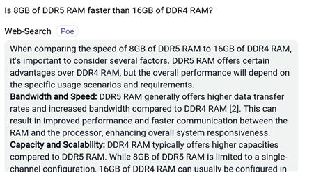 Is 8GB RAM faster than 16GB?