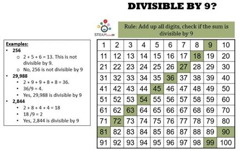 Is 9 divisible by 9?