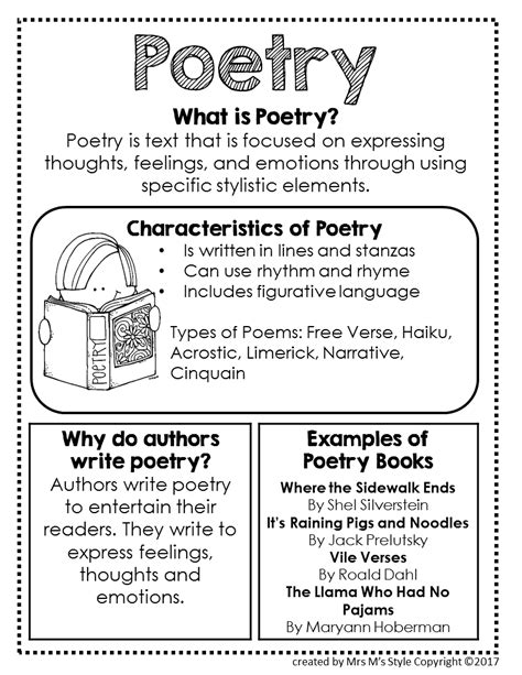 Is A Poem a genre?
