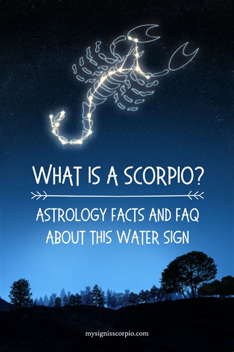Is A Scorpio a water sign?