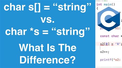 Is A char a string or int?