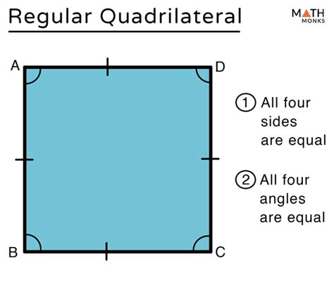 Is A quadrilateral regular or irregular?