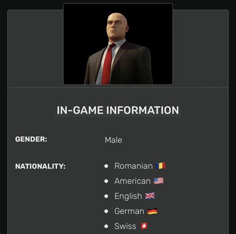 Is Agent 47 Swiss?