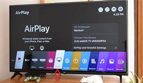 Is AirPlay available on LG Smart TV?