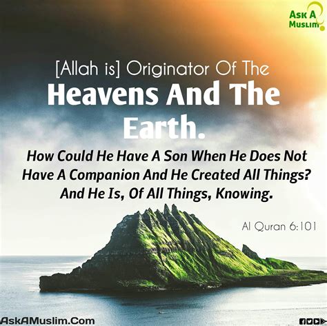 Is Allah the creator of the sky?