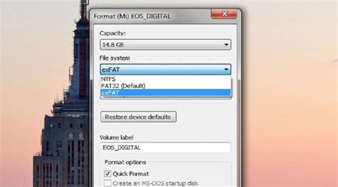 Is Android file system NTFS or FAT32?