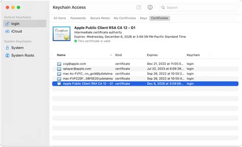 Is Apple keychain encrypted?