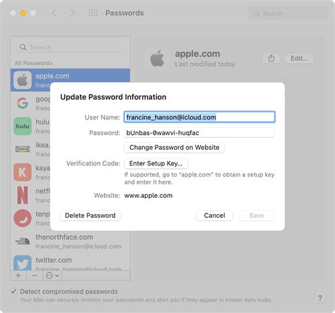 Is Apple saved passwords safe?