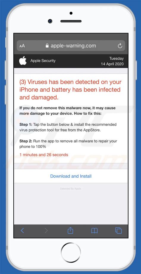 Is Apple security virus warning real?