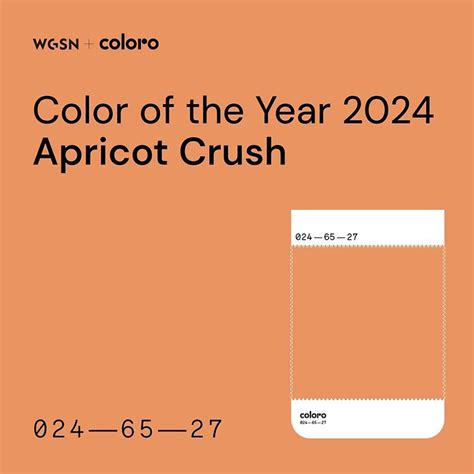 Is Apricot color of the year 2024?