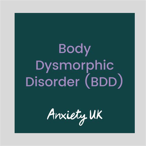 Is BDD a form of anxiety?