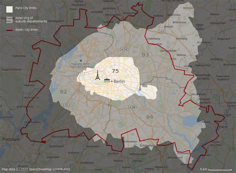 Is Berlin larger than Paris?