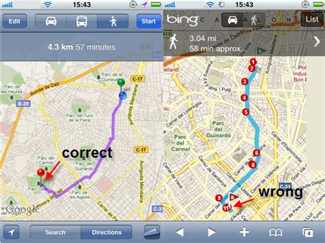 Is Bing map better than Google map?