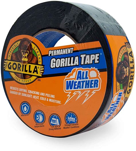 Is Black Gorilla tape waterproof?