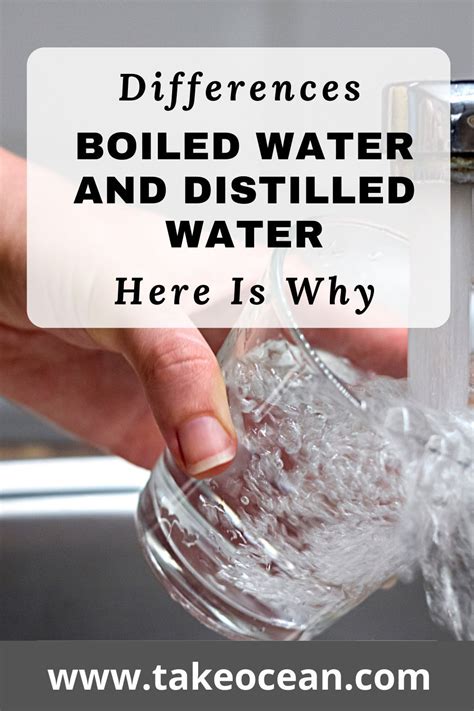 Is Boiled water the same as distilled water?