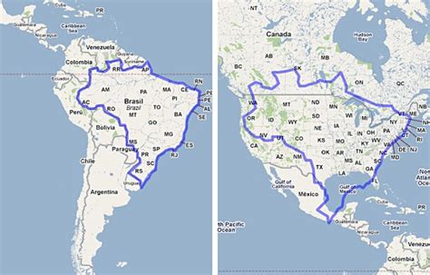 Is Brazil bigger than South America?