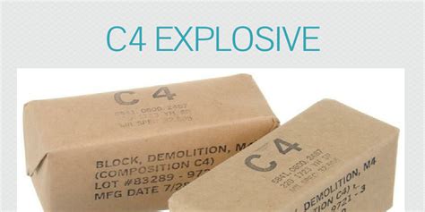 Is C-4 explosive safe?