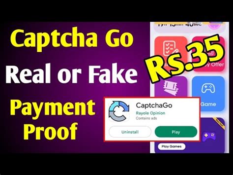 Is CAPTCHA app real or fake?