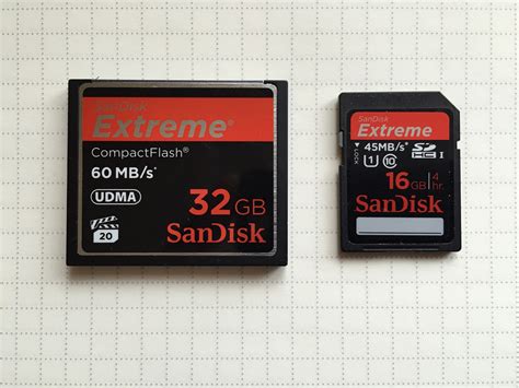 Is CF or SD card better?