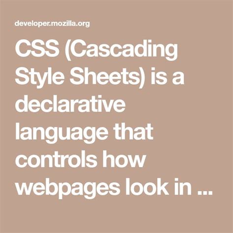 Is CSS a declarative language?