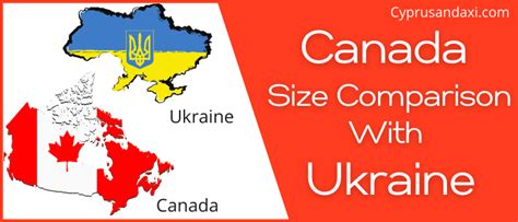 Is Canada larger than Ukraine?